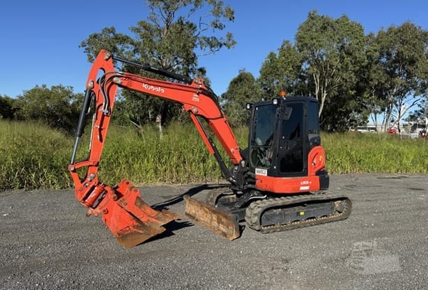 Red Mini Excavator