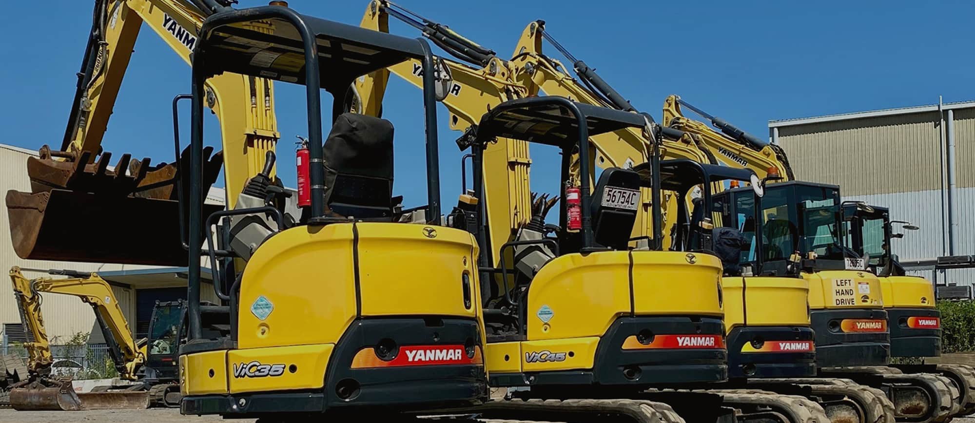 Yellow Yanmar Forklifts